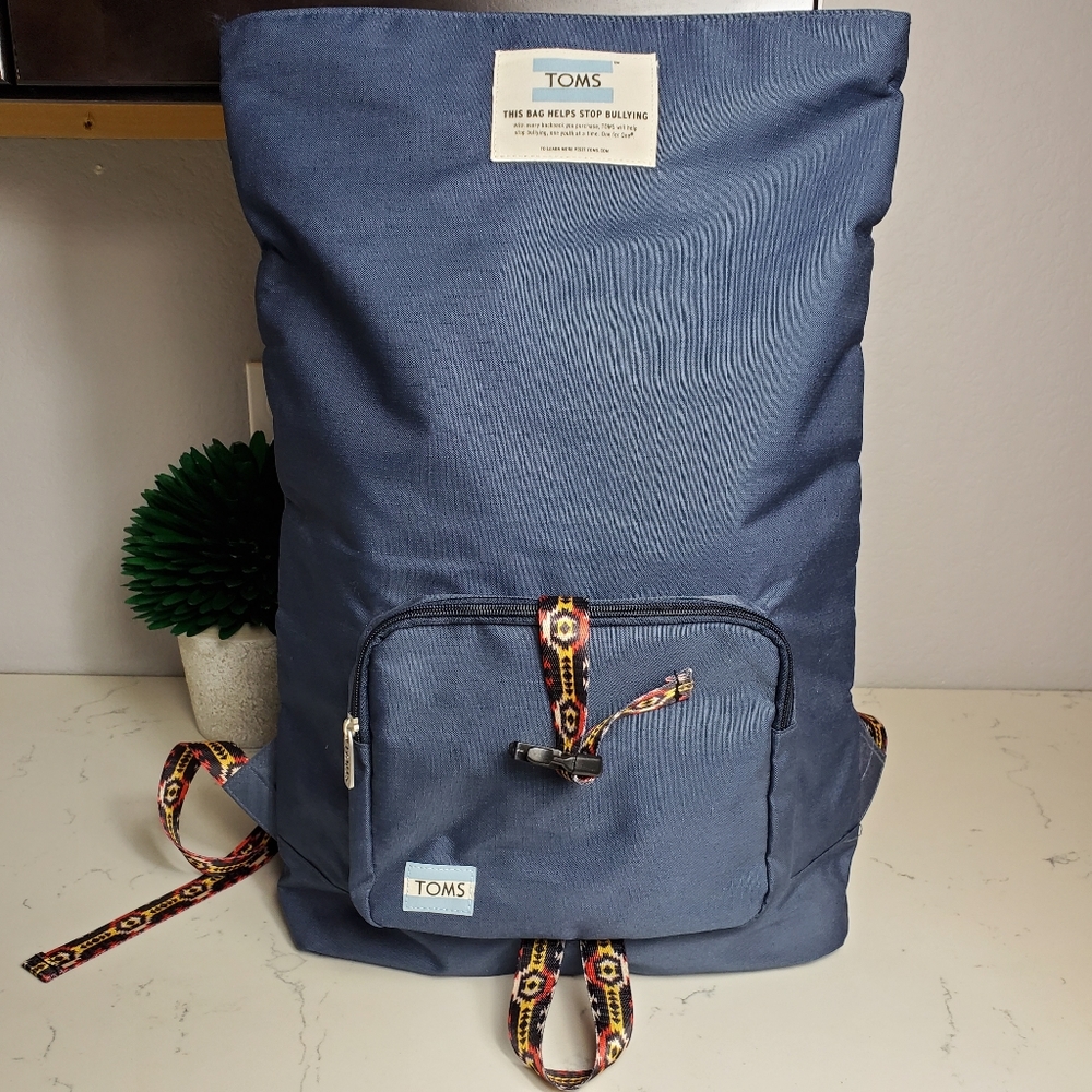 TOMS Nylon Roll Top Southwest Backpack UNISEX